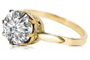 Zircon Aur galben 14K Inel Stil Vintage vrc366y